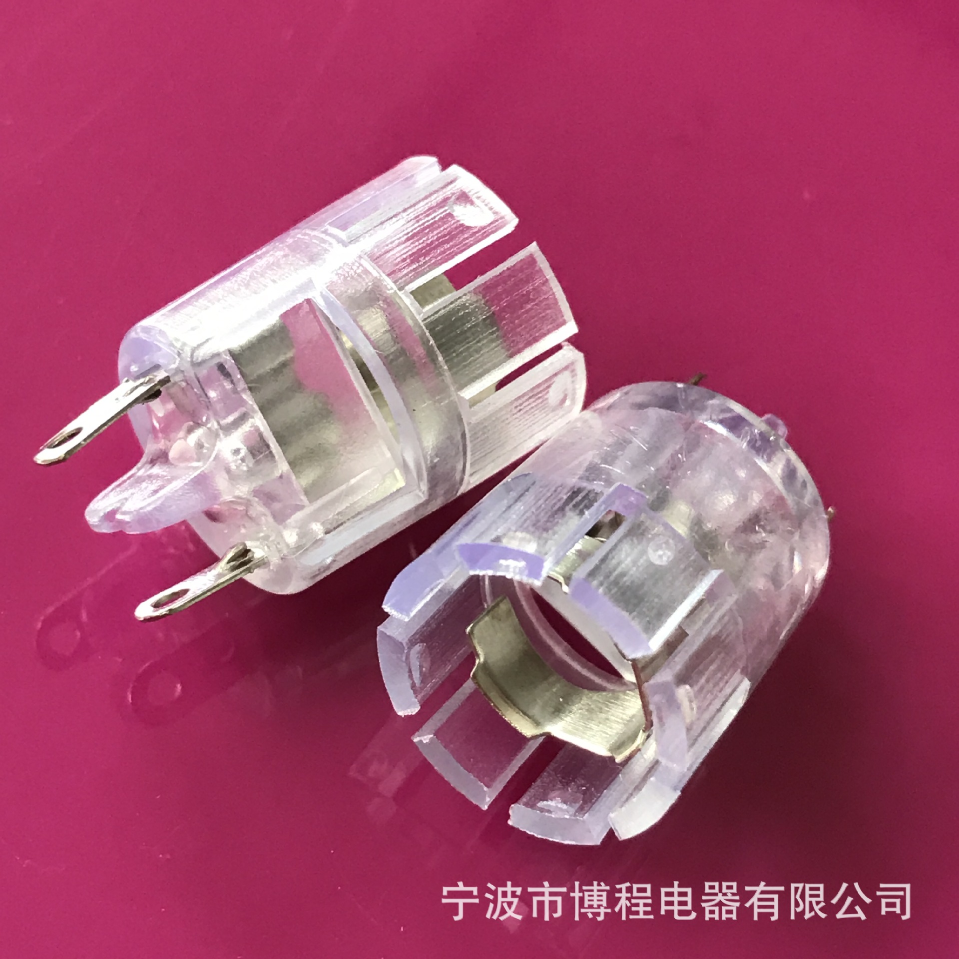 旋转尾母座端子插头连接器 美容美发器插头电源线 旋转尾电源线