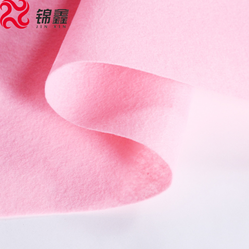 厂家直销优质·毛毡布 化纤无纺布 毛毡地毯 彩色绣花毛毡布