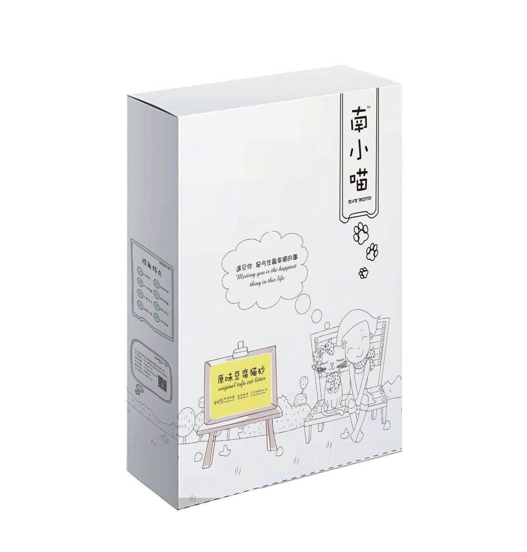 南小喵天然植物豆腐猫砂 无尘6L强力结团 豆腐猫砂|ru