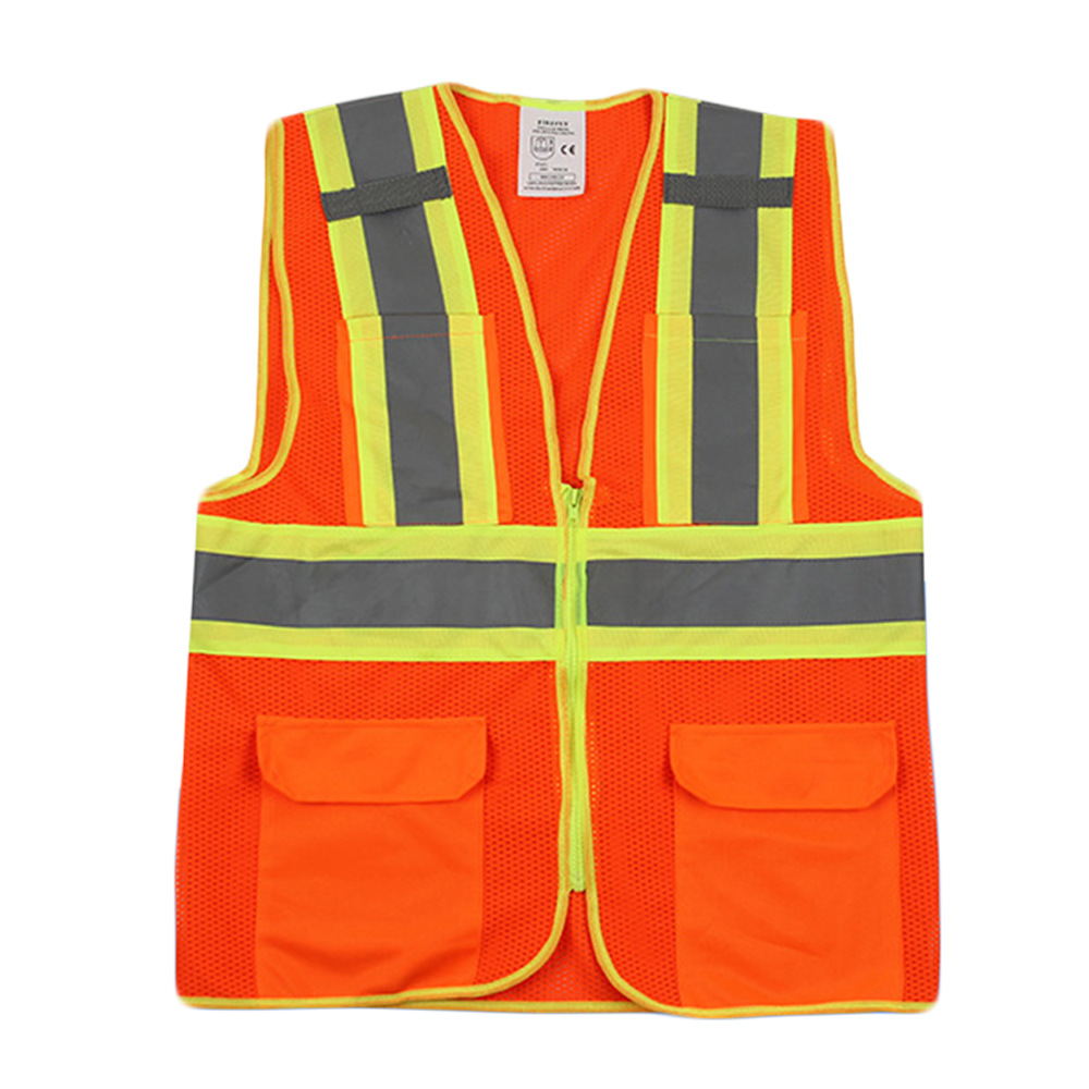 反光安全背心 加工定制汽车交通工作服 舒适耐穿透气反光马甲背心