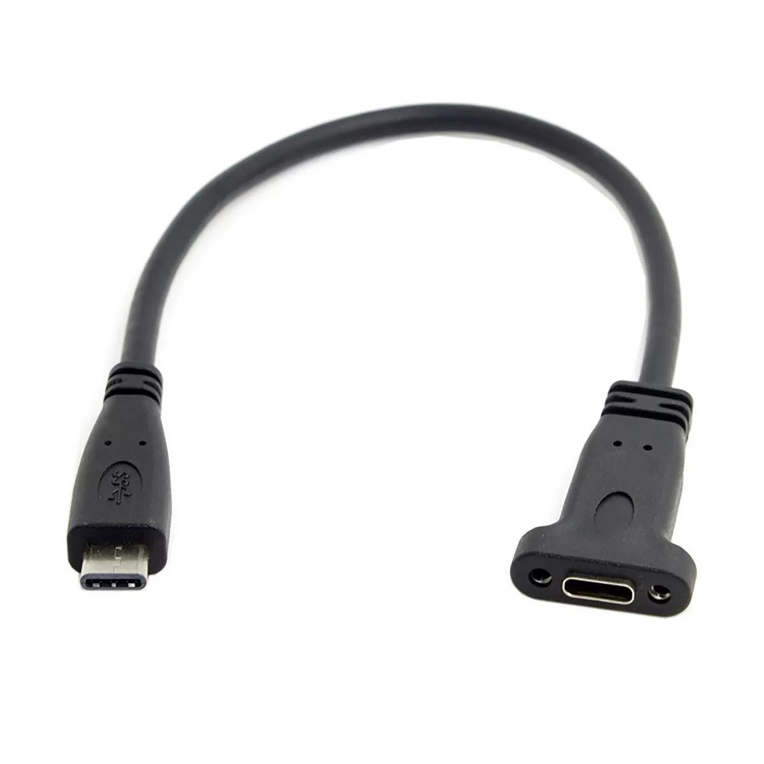 USB 3.1 Type C Male to Female Extension Data Cable