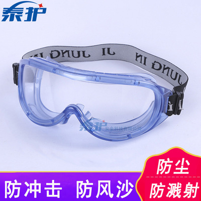 透明护目镜防风沙飞溅防护眼镜骑行骑车防尘风镜劳保挡风男女眼罩