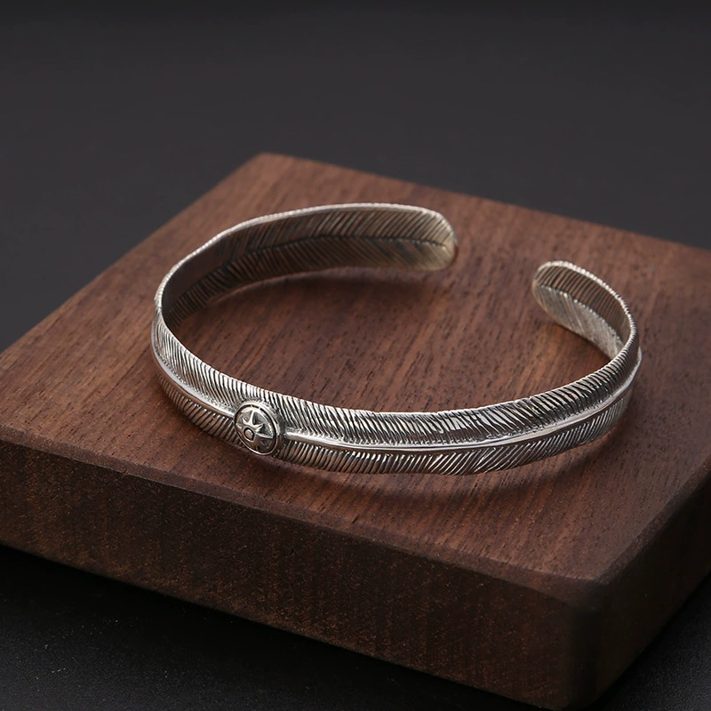 Retro accessory, small trend bracelet solar-powered, wholesale, silver 925 sample
