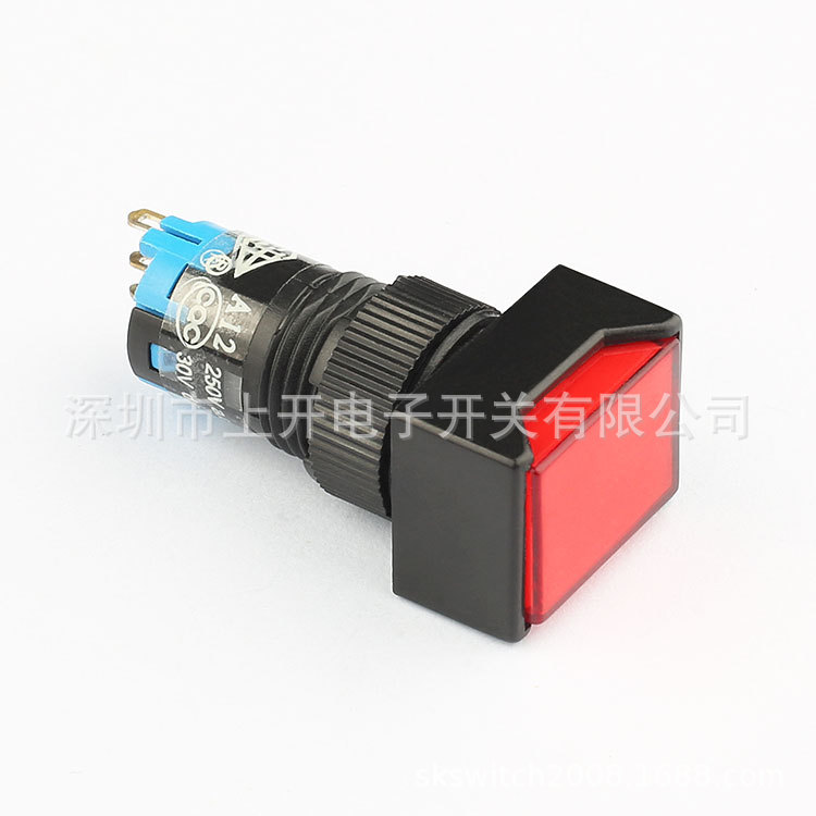 AD12单极自锁长方形按钮 产品型号：       AD12-113-R