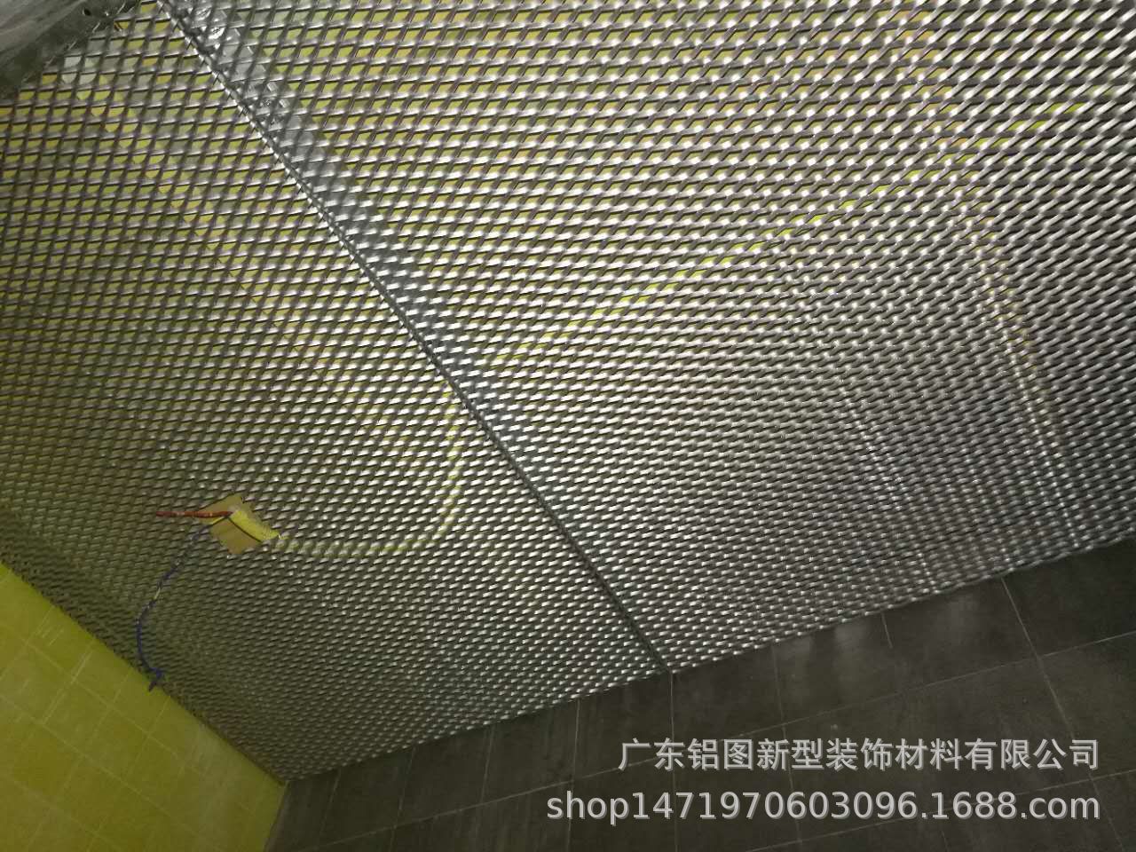 厂家定制拉网铝单板菱形拉丝铝网孔板招牌广告装饰金属拉伸网铝板-阿里巴巴