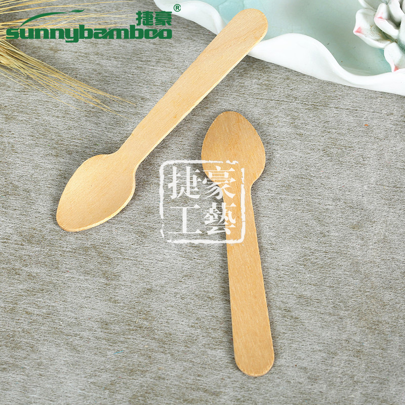 New disposable tableware, high-quality wooden pointed spoons, multi-purpose portable disposable knives, forks and spoons, wholesale from the manufacturer detail image 9