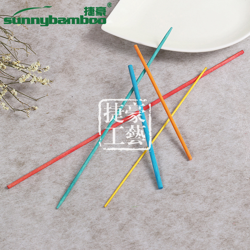 木质工艺多种规格彩色木棒美妆美容棒指甲美甲清洁棒可定制批发详情图10