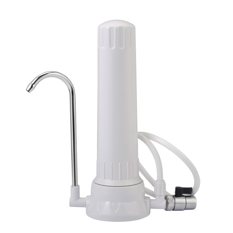 Purificador de agua de sobremesa de un solo tubo y una sola etapa para uso doméstico, purificador de agua para cocina, filtro de agua del grifo, cerámico.
