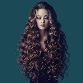 欧美女士棕色中分大波浪长卷发 女士生活假发 一件代发 假发工厂