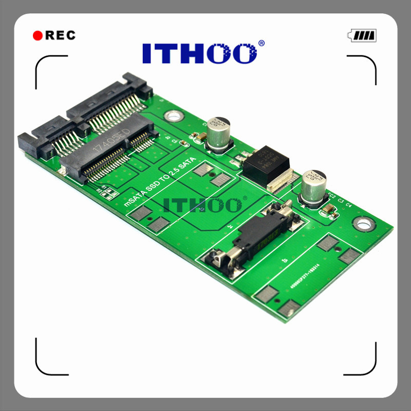 ֱ��mSATAתSATA ת�ӿ�minSATA to SATA3.0 SSD��̬Ӳ��ת�ӿ�