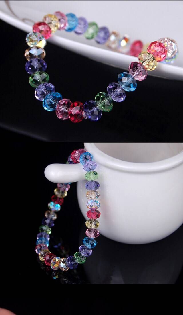 Fashion Colorful Artificial Crystal Wholesale Bracelets display picture 4