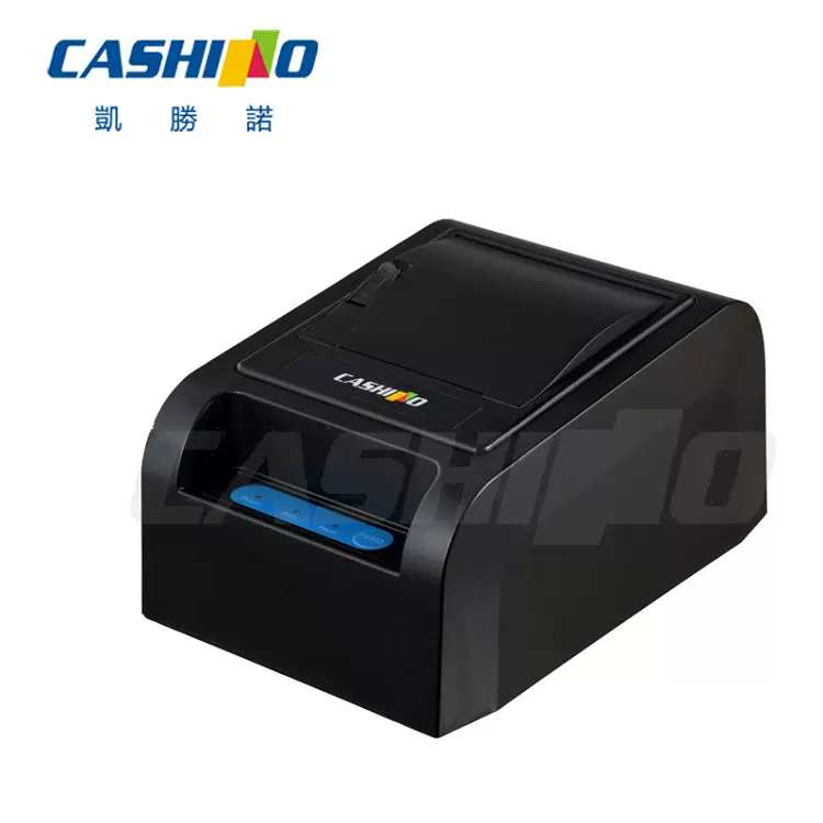 厂家直销凯胜诺58mm桌面式热敏带切刀票据打印机CSN-58CH支持钱箱
