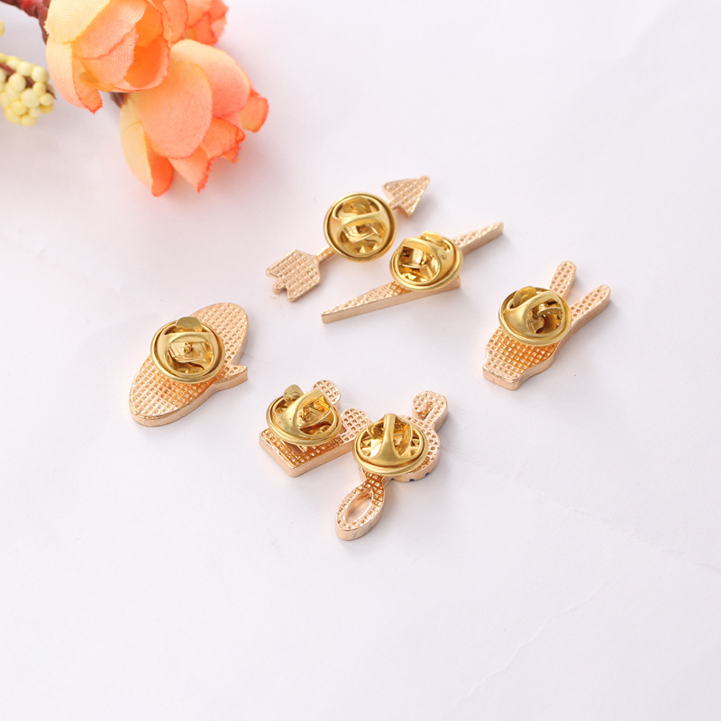 6g Weight Brooches Classification Daily Occasion Alloy Material Gesture Pattern Unisex Gender Enamel Design Cartoon Style Style Cartoon Style Pin Gesture Alloy Enamel Unisex Brooches 无