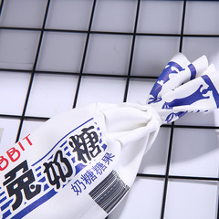 網紅仿真大白兔奶糖筆袋男女學生個性文具袋鉛筆盒創意化妝包