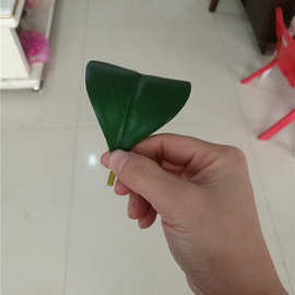 仿真植物仿真圆叶 大豆瓣叶 过胶布编织袋 胶片编织袋 布料把束叶