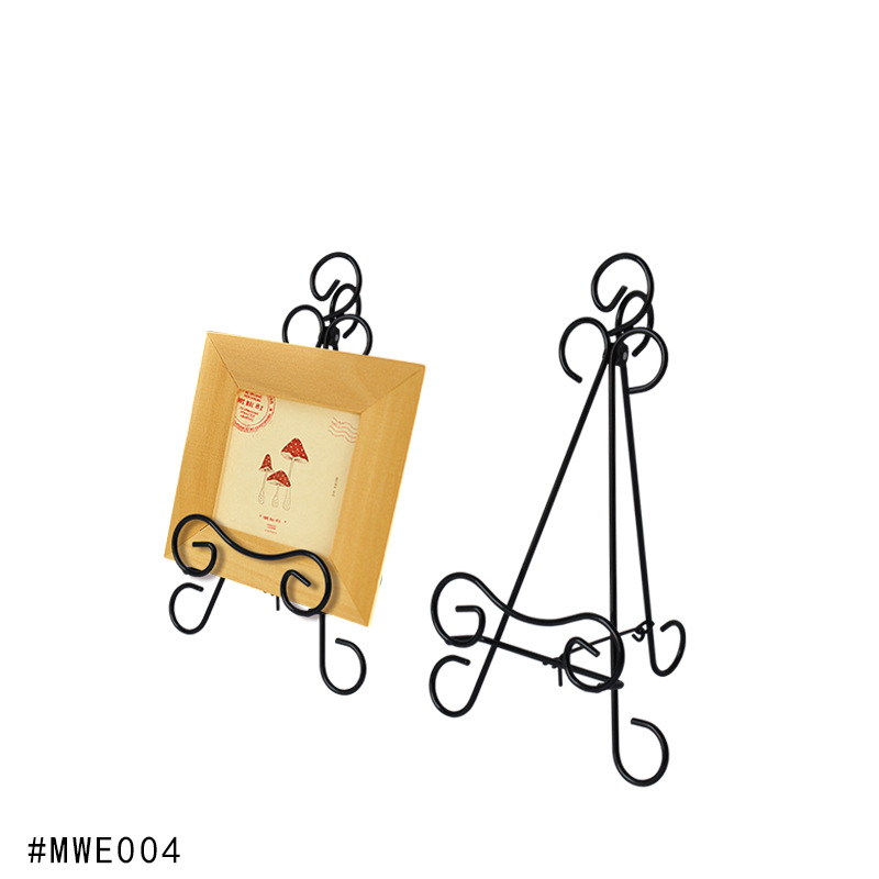 Supplying POP Frame bracket European style desktop Photo frame Retro Iron art Easel Modern minimalist Mini Easel