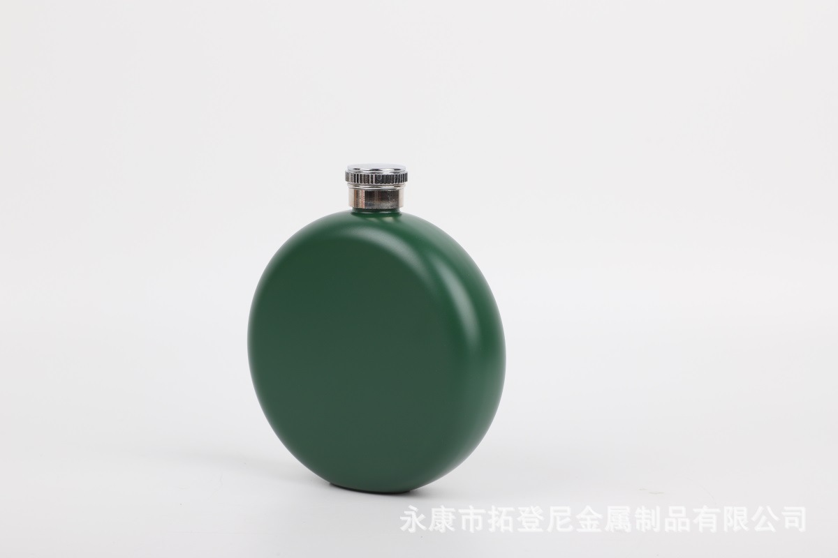 304不锈钢酒壶随身便携酒壶户外圆形5盎司白酒壶礼品酒壶厂家直供-阿里巴巴