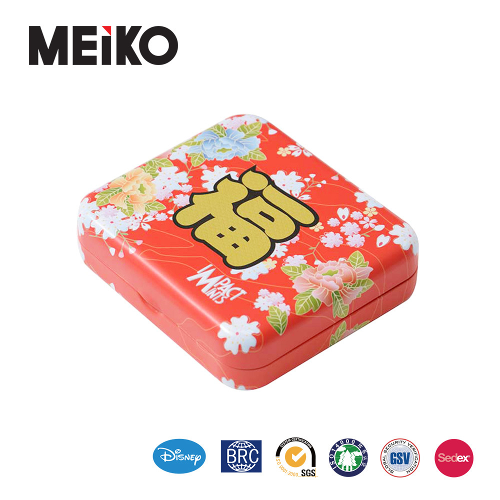 厂家定制马口铁罐 食品级方形翻盖铁罐 马口铁精美通用包装铁盒