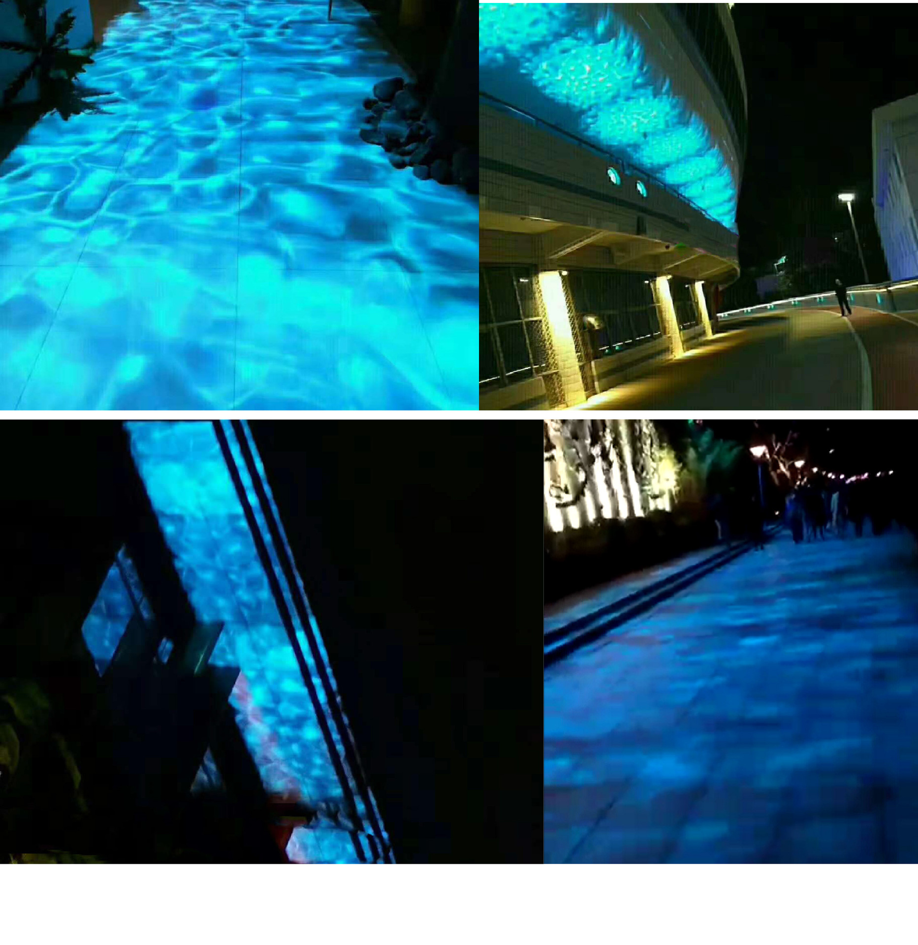 防水海洋水波纹灯LED投影灯水纹灯装饰景观环境树影灯水波流动80W-阿里巴巴
