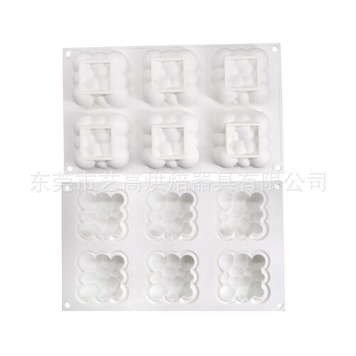6 Lian Xiangyun mousse cake silicone mold DIY baking jelly mousse mold silicone mold baking mold