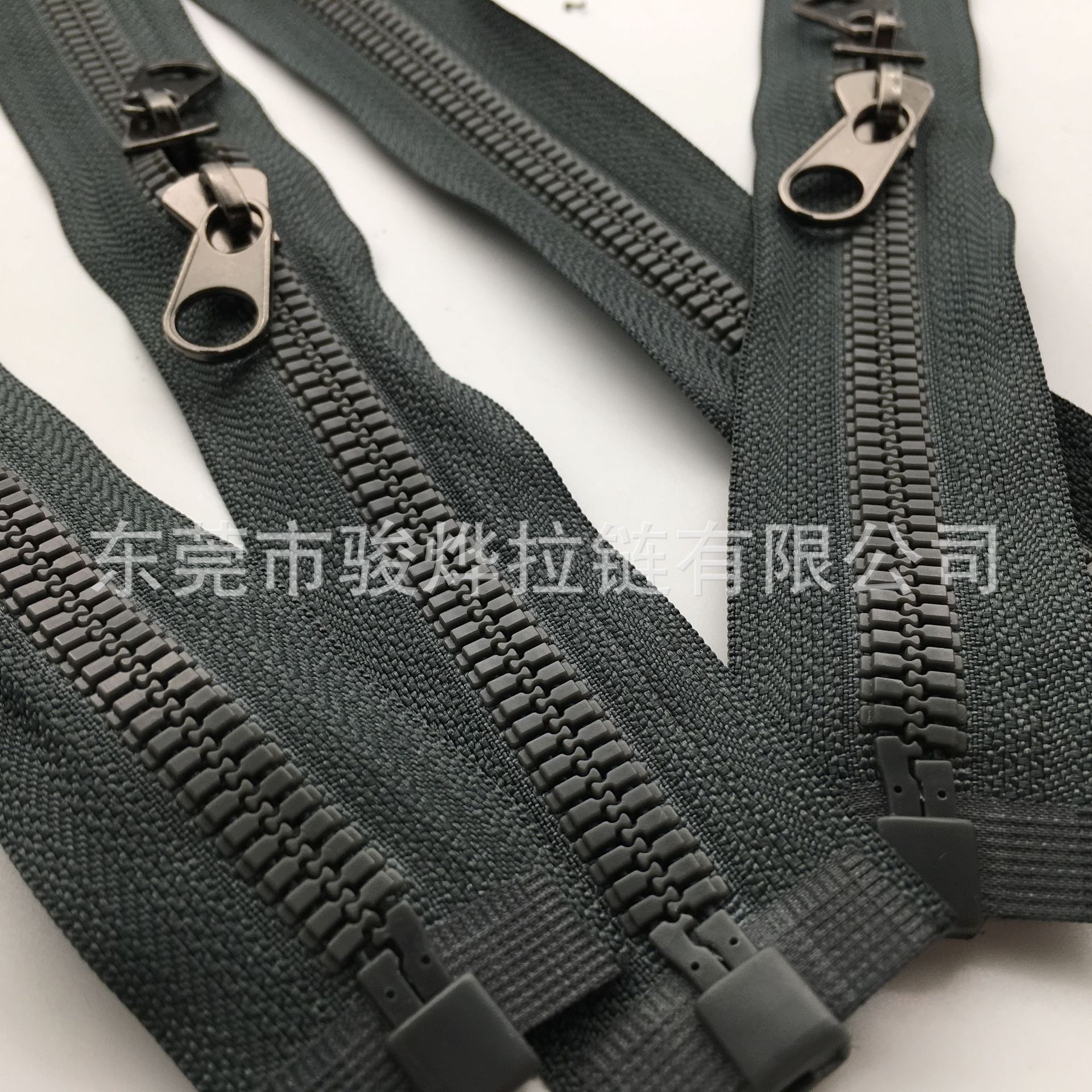 高低牙树脂拉链 细牙胶牙开尾拉链 闭尾拉链  5号轨道树脂拉链