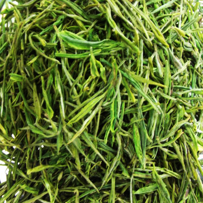 安吉白茶2021新茶雨前二级绿茶茶厂家直销量大价优直条毛峰茶|ru