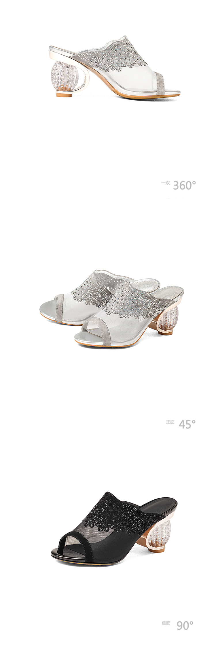 Chaussures été pour femme ZHJY CUIR SANS STANDARD en Caoutchouc - Ref 3345441 Image 17