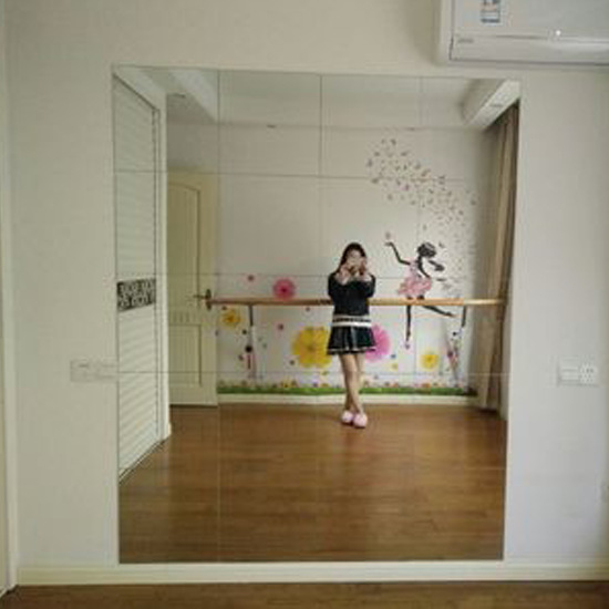 Full-length mirror 33*33 Mosaic combination Free punch Stick factory wholesale