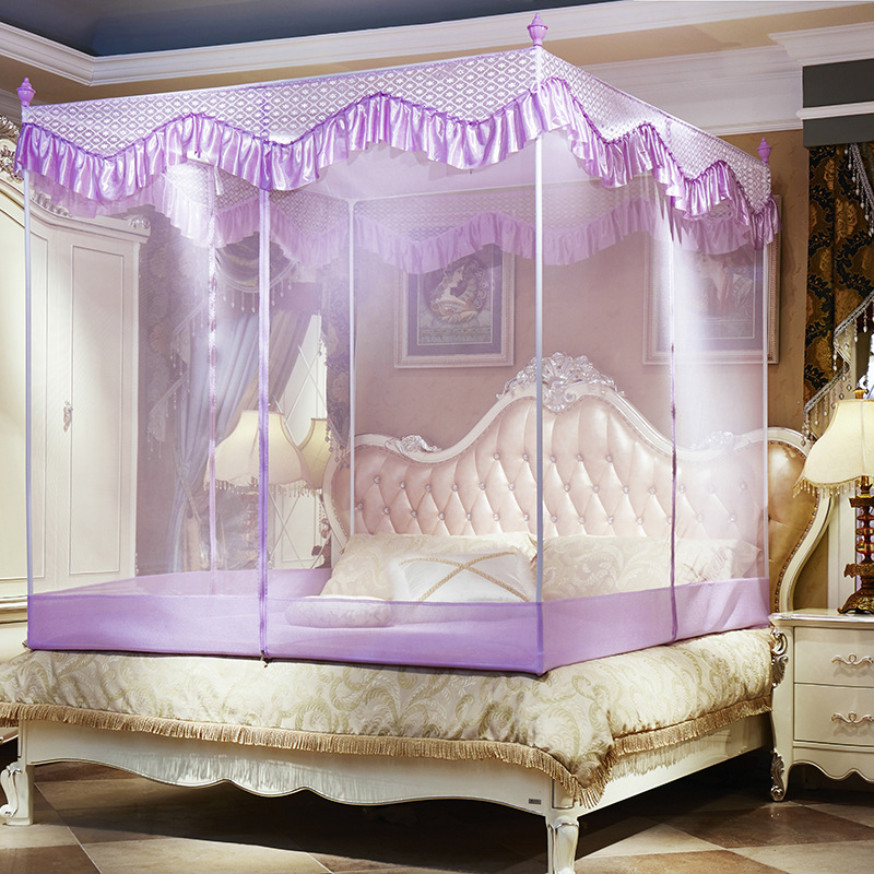 Manufactor Direct selling new pattern zipper Mosquito net encryption Stainless steel Bracket bunk Mosquito net