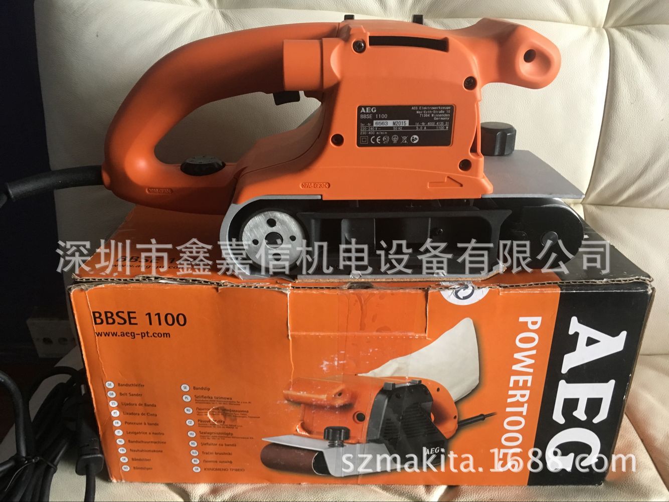 BBSE1100 特价现货批发德国 AEG 电动砂带机 BBSE1100