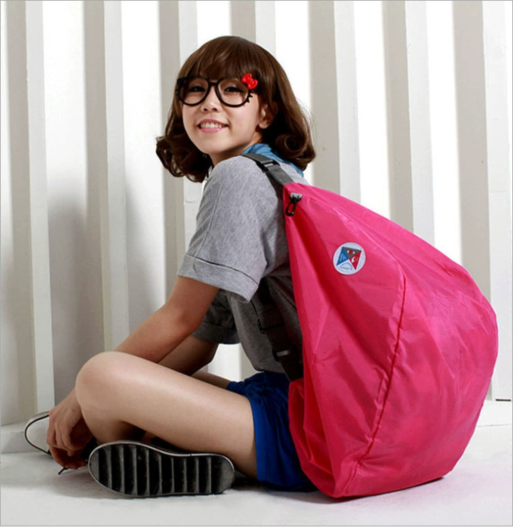 Корейский стиль Icon Simple Оксфордская ткань Путешествия Складной рюкзак Спорт на открытом воздухе Хранение Переменная сумка через плечо