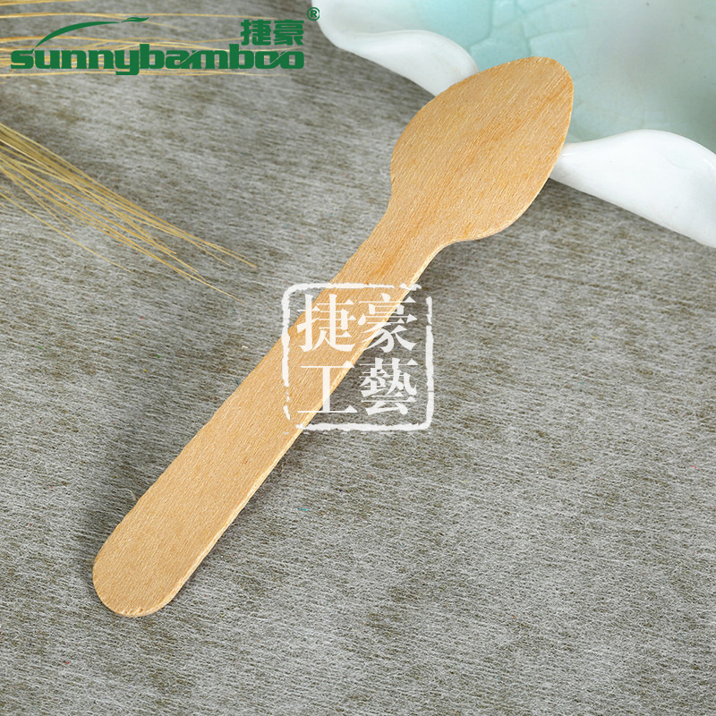 New disposable tableware, high-quality wooden pointed spoons, multi-purpose portable disposable knives, forks and spoons, wholesale from the manufacturer detail image 10