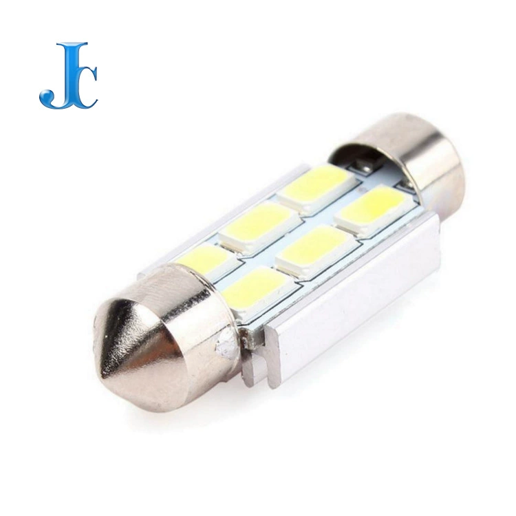 Поставка двухконтактной расшифровывающей лампы 5630-6SMD, специальная автомобильная светодиодная подсветка для чтения, 31 мм / 36 мм / 39 мм / 41 мм