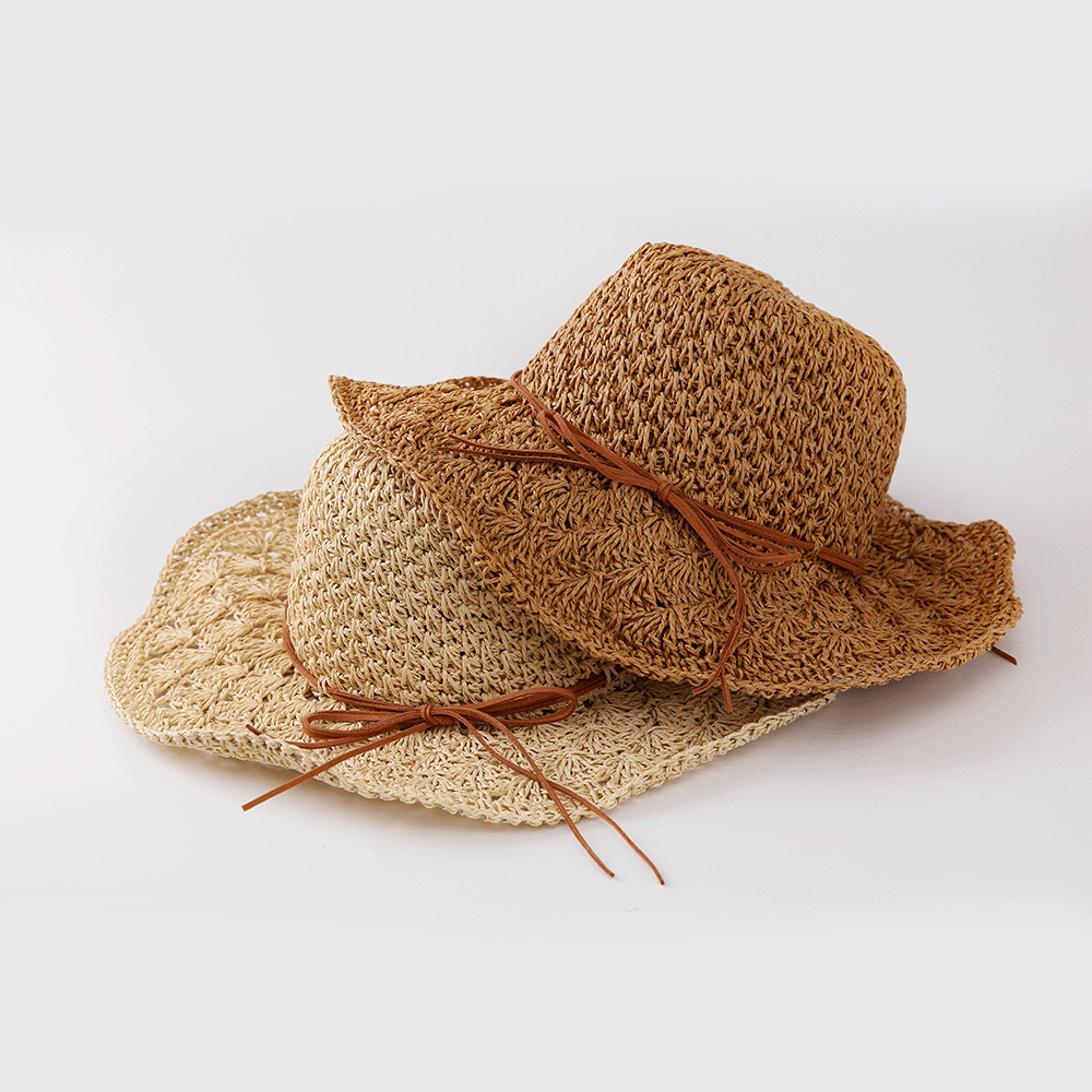 Sun hat Female summer Visor new pattern Pineapple Head Manual preparation Straw hat Sandy beach Sunscreen Dayan Mao on vacation
