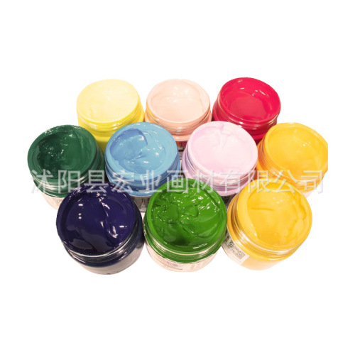 Manufacturer wholesale wall painting paint student DIY hand-painted T-shirt 100ml children's graffiti 124 color studio acrylic paint