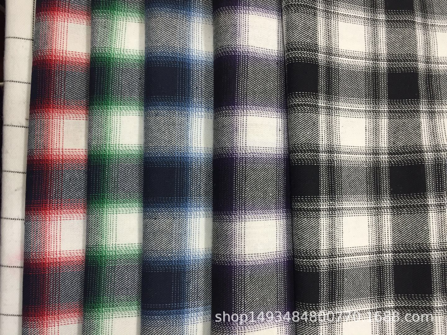 21支斜纹磨毛单面法兰绒男女装衬衫面料裙子面料均可现货