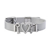 Factory direct selling new stainless steel strap bracelet Keeper bracelet love rhone -loved diamond love combination hand adoption