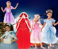 冰雪奇缘2022新款艾莎公主裙子儿童表演服装礼服万圣节女童连衣裙