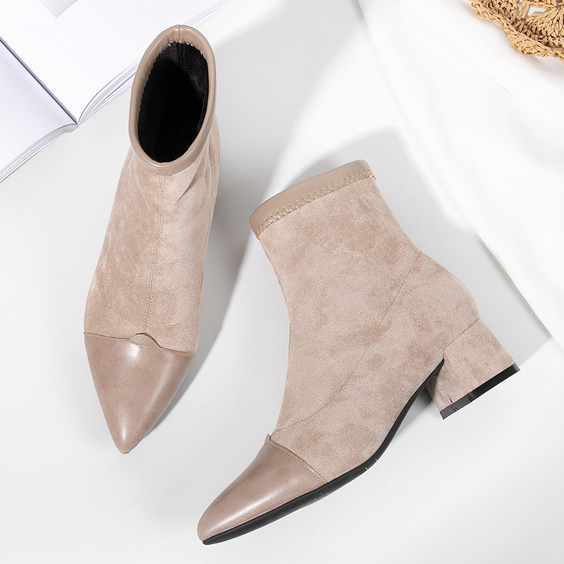 Bottes femme en Daim - Ref 3355214 Image 9