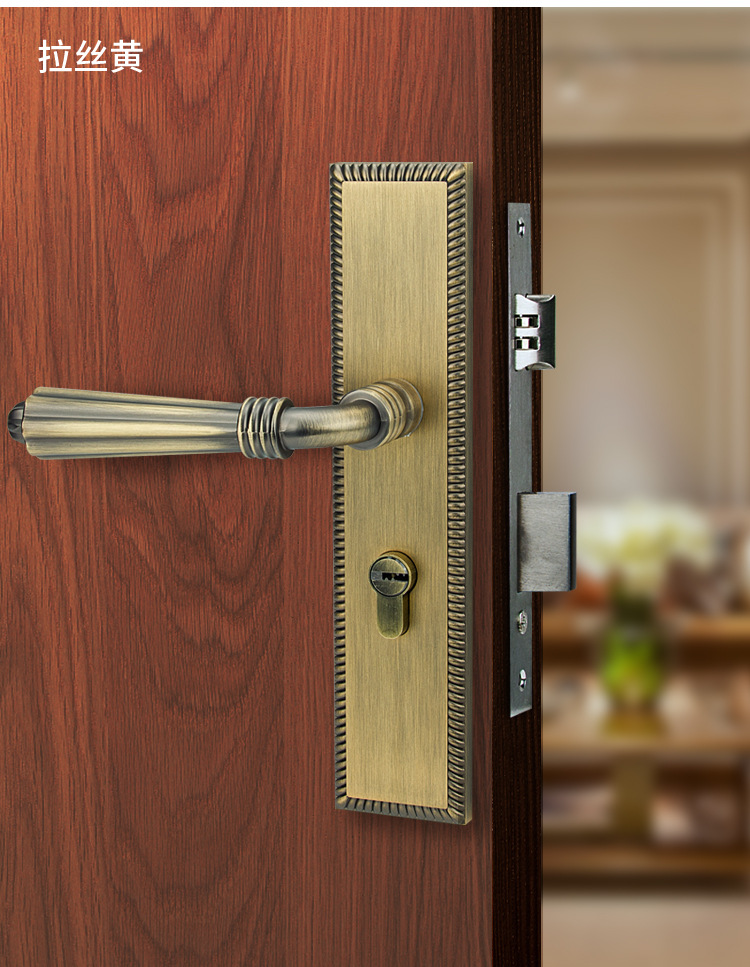 【厂家直销】豪华门锁办公室房间门家具锁锌合