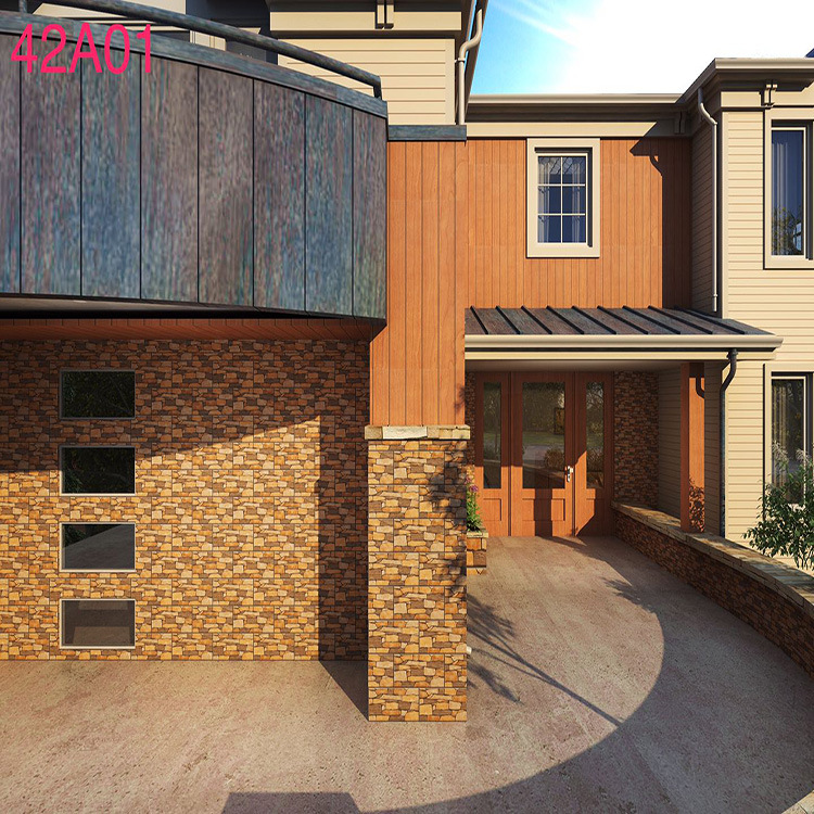 佛山瓷砖防火欧美欧式别墅 背景墙 瓷砖200*400 外墙砖直销