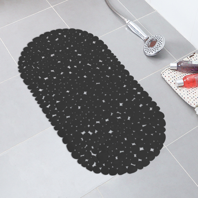 Nordic color sólido baño bañera Mat impresión antideslizante alfombra de baño antideslizante estera de ducha de PVC alfombra de baño taza de succión estera
