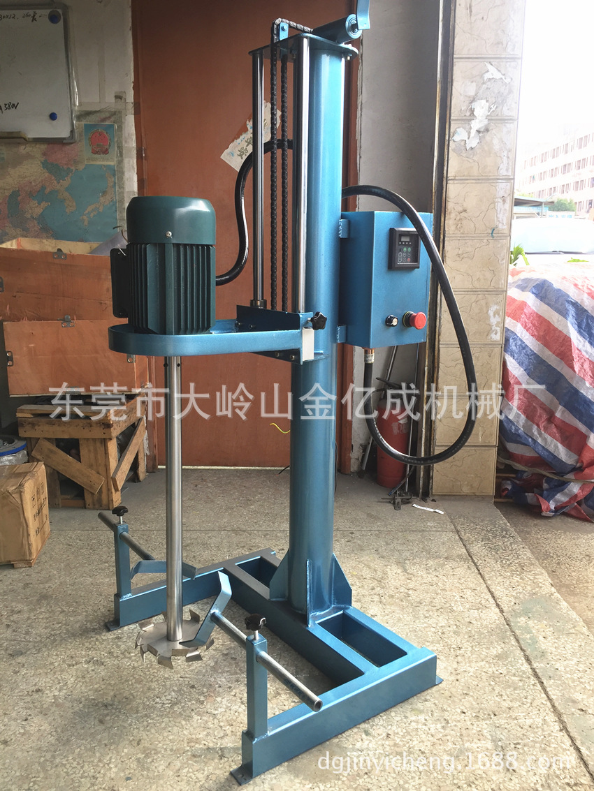 厂家供应2.2KW手动升降防爆分散机 东莞变频调速分散机厂家