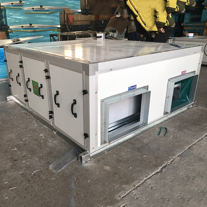 厂家热销家商用中央吊顶新风系统新风机全热交换新风换气机一体机|ms