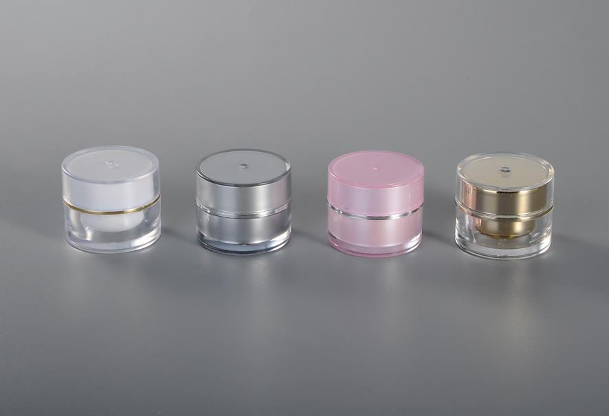 厂家供应5g亚克力瓶膏霜瓶  化妆品小样瓶 化妆品真空膏霜盒