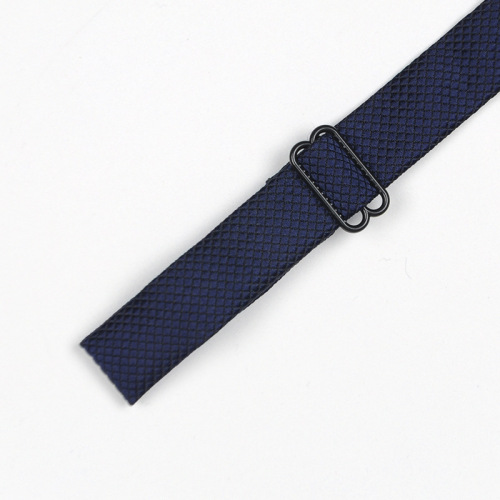 Korean style British men's groom's best man's knot wedding formal red black plaid bow tie suit shirt bow