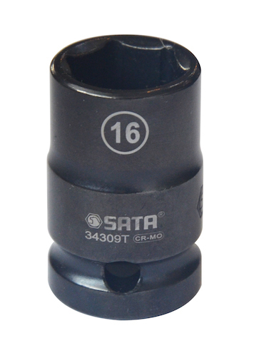 34304T六角薄壁风动套筒,1/2"系列/11mm/世达