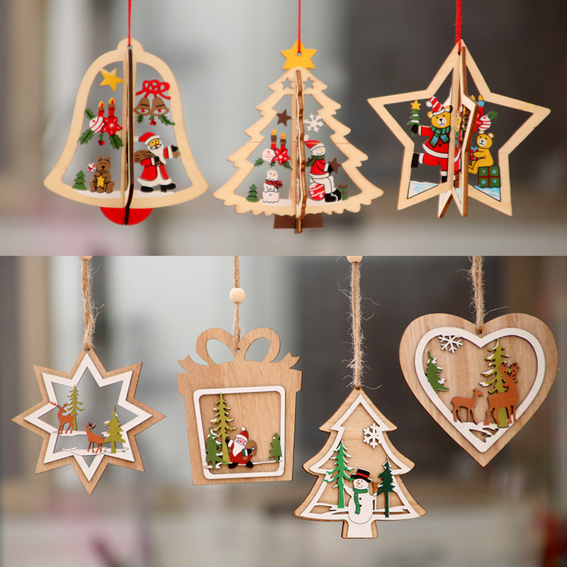 Christmas decorations wooden Christmas l...