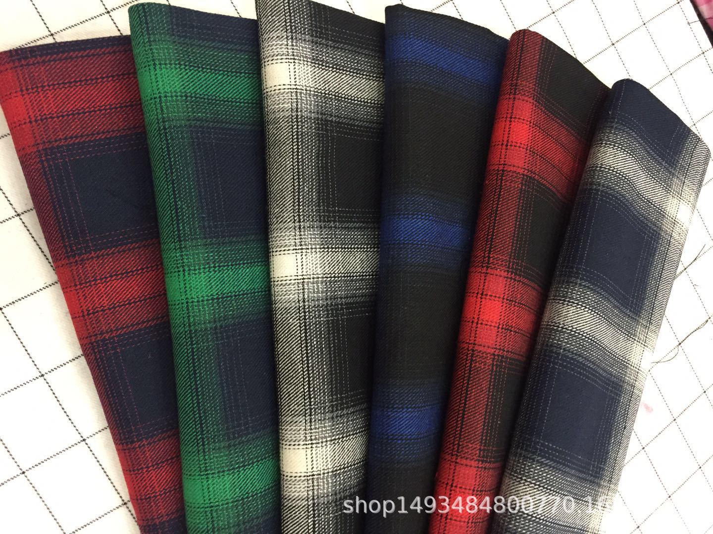 秋季款21支混纺纱面料单面法兰绒面料男装女装衬衫面料均可现货