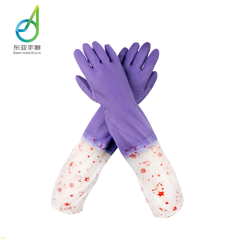 东亚808-4绒布保暖接袖手套